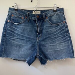 Madewell High Rise Denim Shorts